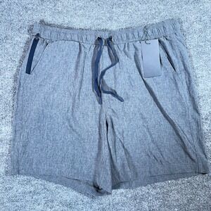 VRST All‎ In Short Men L Gray 7" Inseam Pocket Performance Stretch NEW #AB464
